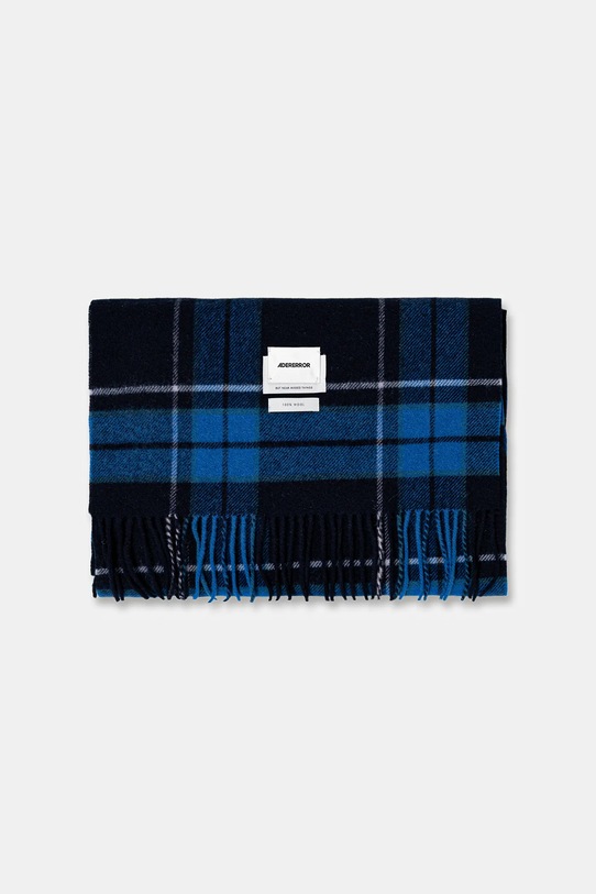 Ader Error szalik wełniany MUFFLER BN01FWAC0401BK niebieski AW25