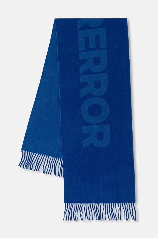 Ader Error szalik wełniany MUFFLER wełna niebieski BO01FWAC0402BL