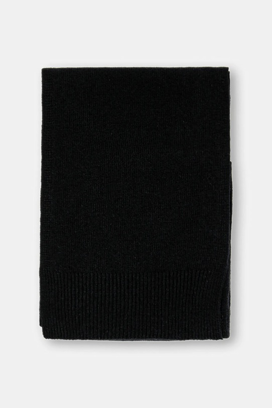 Sisley szalik z dodatkiem wełny 1UVLSU00H czarny AW25