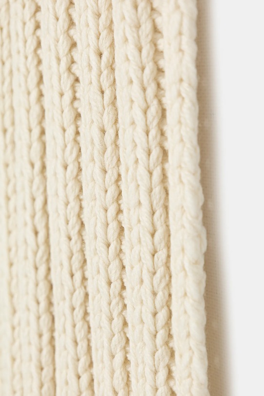 Akcesoria Human Made szalik wełniany WOOL SCARF HM30GD009 beżowy