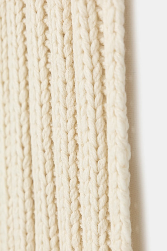 Akcesoria Human Made szalik wełniany WOOL SCARF HM30GD009 beżowy