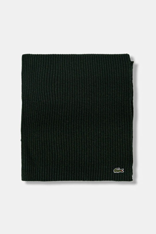 Вовняний шарф Lacoste RE0058 зелений AW25