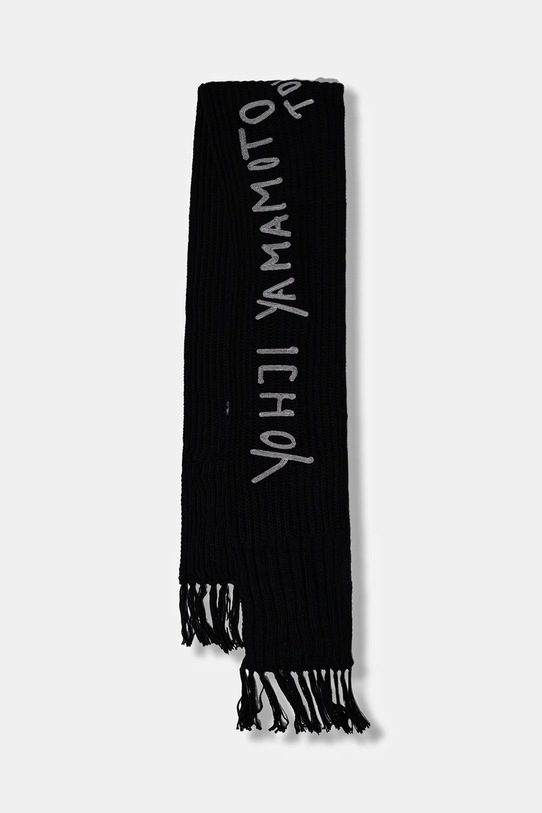 Y-3 szalik Chunk wzorzyste czarny JX8302