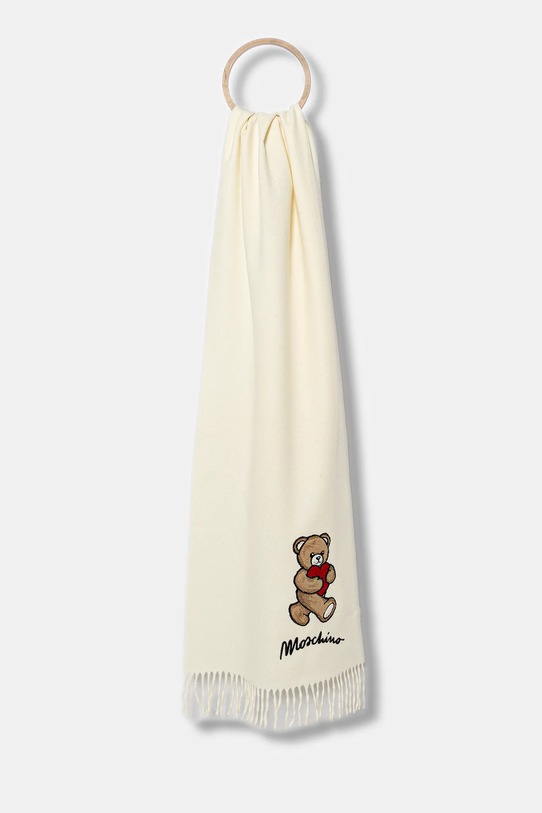 Moschino sciarpa in lana lana beige M3330.30835