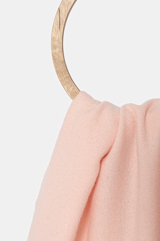 Moschino eșarfă de lână M3330.30835 roz AW25