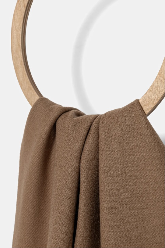 Moschino szalik wełniany M3330.30835 brązowy AW25
