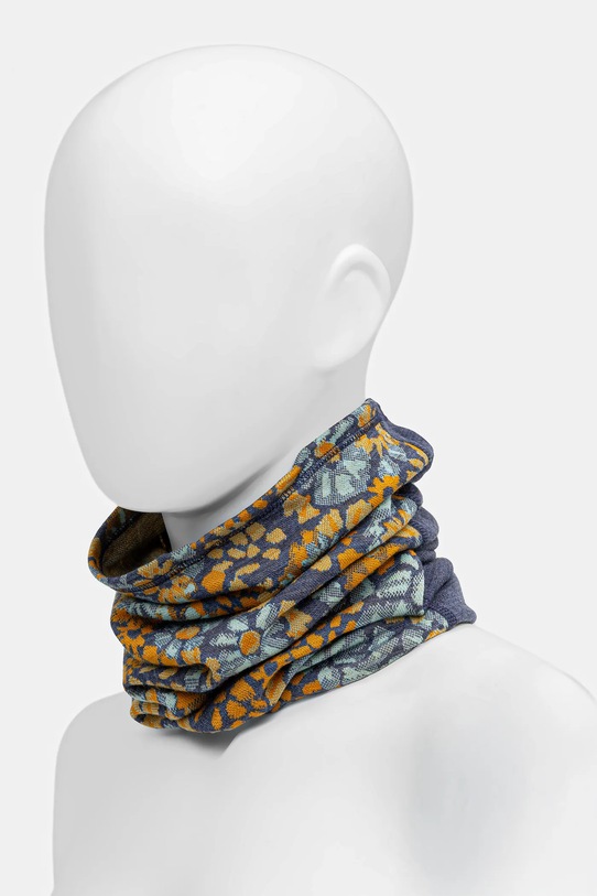 Smartwool fular de lână SW016768 albastru AW25