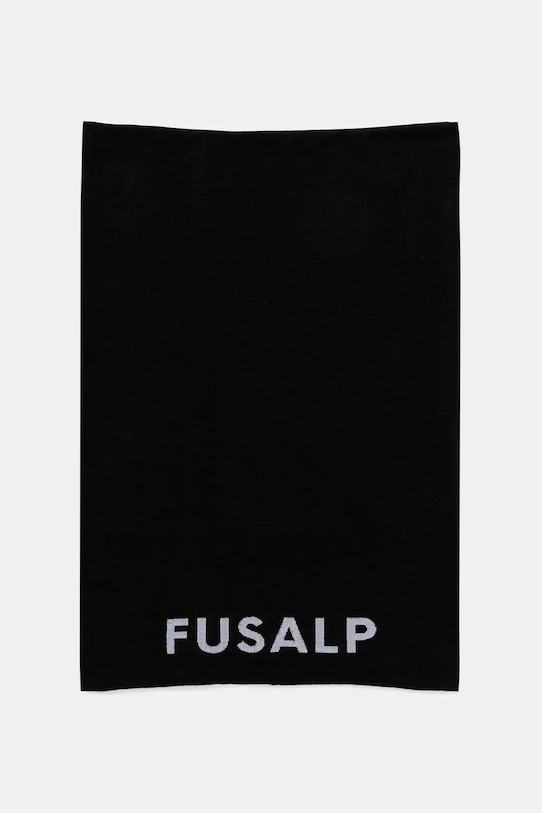 Fusalp scaldacollo con aggiunta di lana Ruan II medio spessore nero E3717