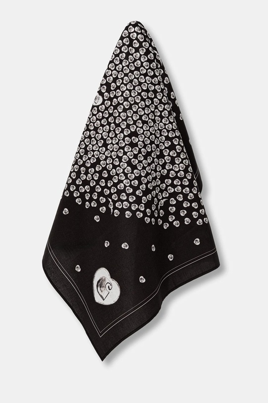 Carhartt WIP apaszka bawełniana Heart to Hartt Bandana tkanina czarny I035746.89XX