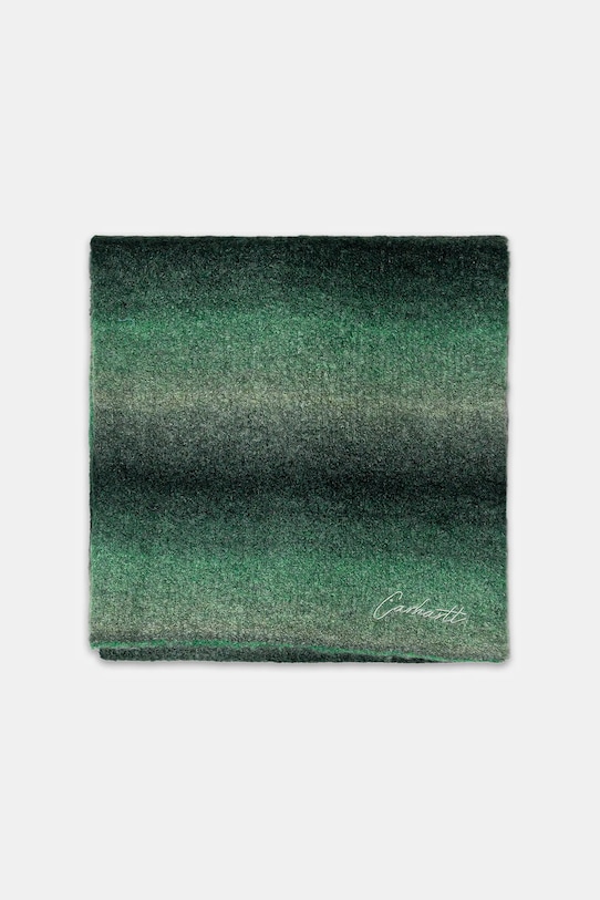 Carhartt WIP szalik z domieszką wełny Tony Scarf I035473.3DIXX zielony AW25