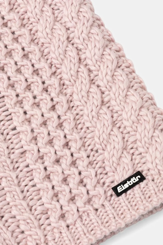 Eisbar komin z dodatkiem wełny Afra Loop E80136 różowy AW25