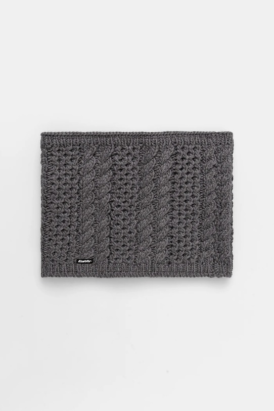 Eisbar o eșarfă cu lână Afra Loop uni gri E80136