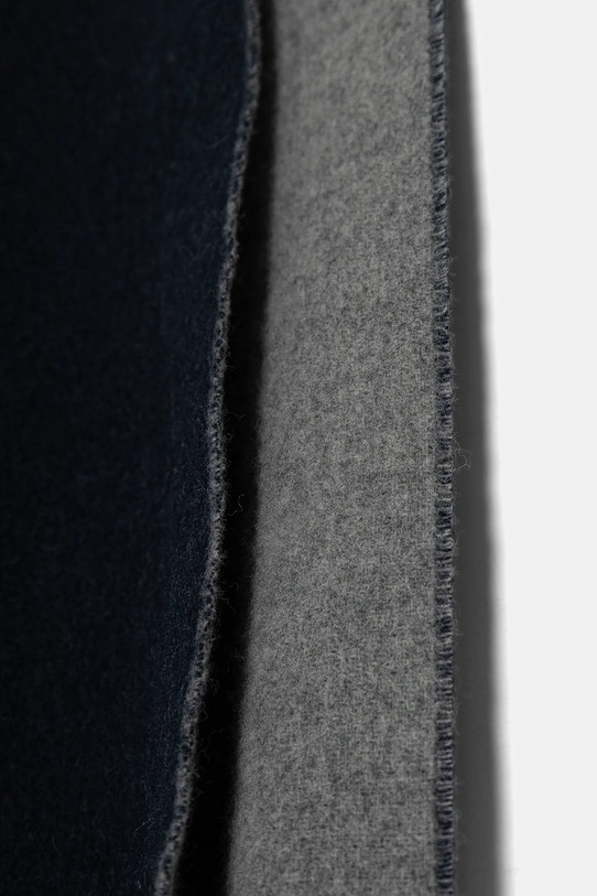 Akcesoria Sporty & Rich szalik wełniany Signature Logo Duo AC08566326GY24 szary