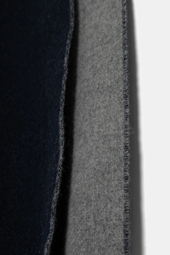 Akcesoria Sporty & Rich szalik wełniany Signature Logo Duo AC08566326GY24 szary