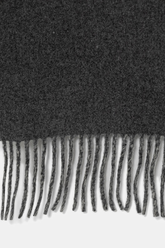 Sporty & Rich szalik wełniany Big Serif AC05262300GY16 szary AW25