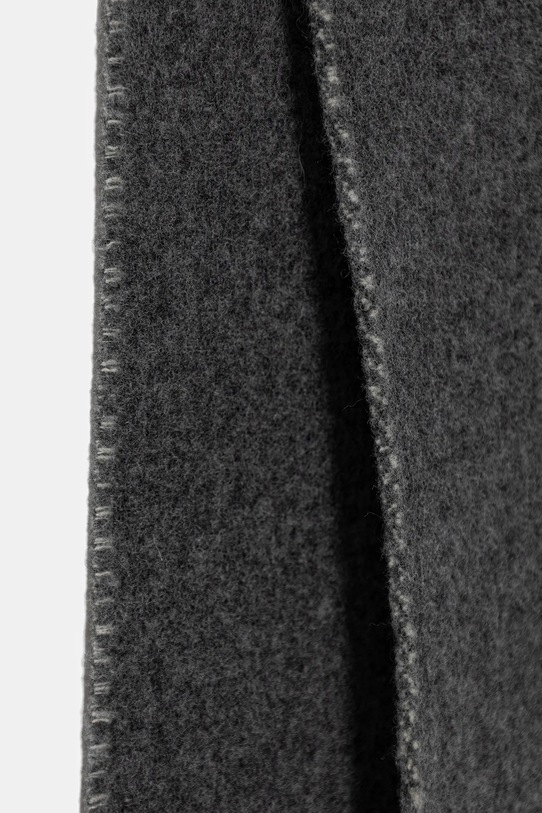 Akcesoria Sporty & Rich szalik wełniany Big Serif AC05262300GY16 szary