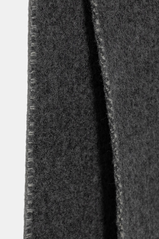 Akcesoria Sporty & Rich szalik wełniany Big Serif AC05262300GY16 szary