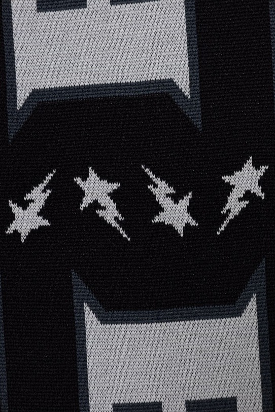 Akcesoria A Bathing Ape szalik z dodatkiem wełny Bape Logo 001GDL801021M czarny