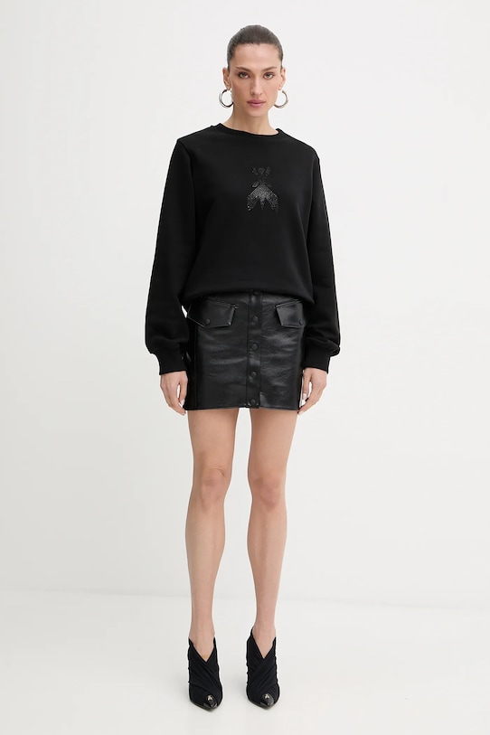 Patrizia Pepe fustă 8G0488.E070 negru