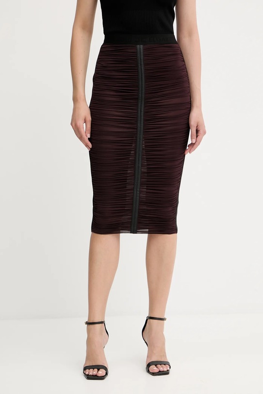Спідниця Elisabetta Franchi casual бордо GO13256E2