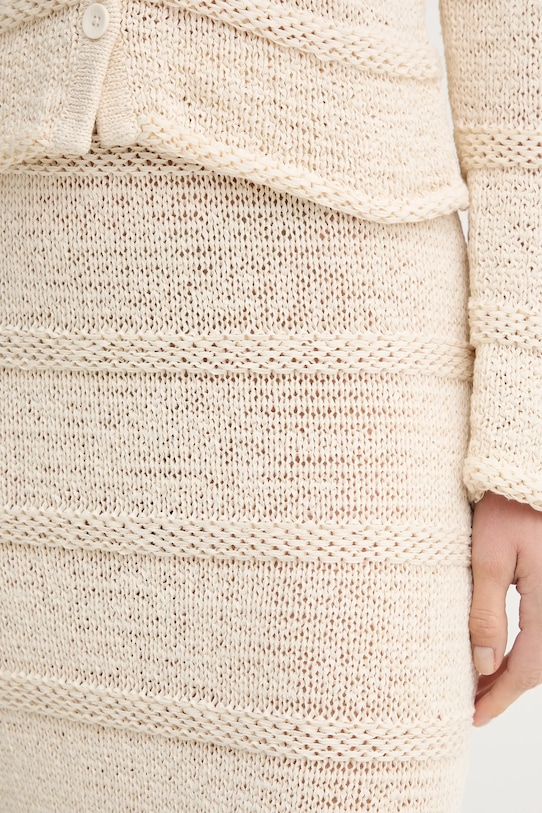 Samsoe Samsoe spódnica SANETTIE beżowy F25200127