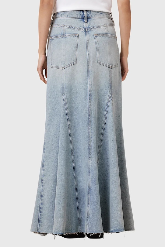 AllSaints fustă jeans ALMA W068RC albastru