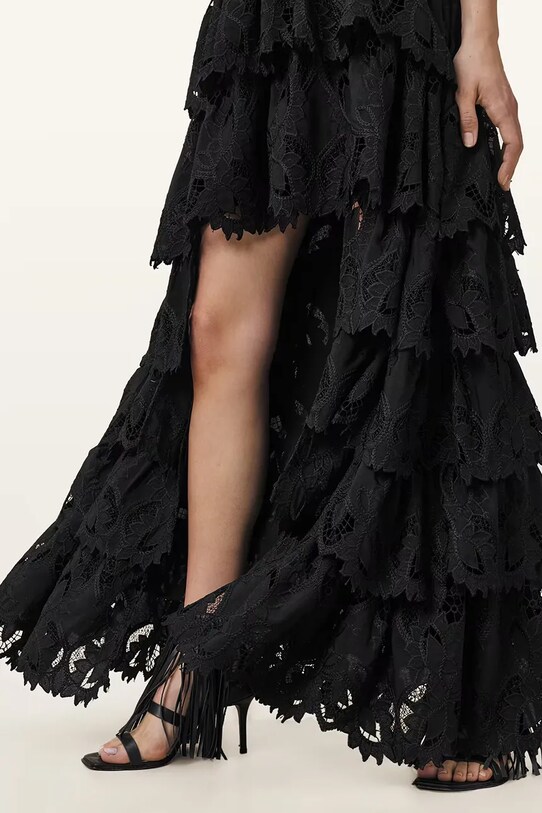 Îmbrăcăminte AllSaints fustă CAVARLY W096RC negru