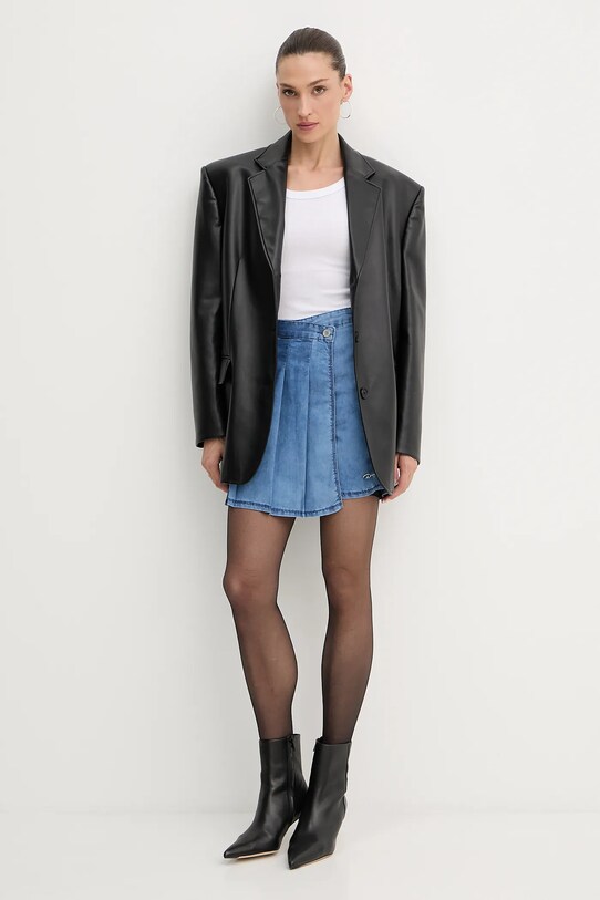 Karl Lagerfeld fustă și pantaloni denim KL X DISNEY A3W12002 albastru AW25