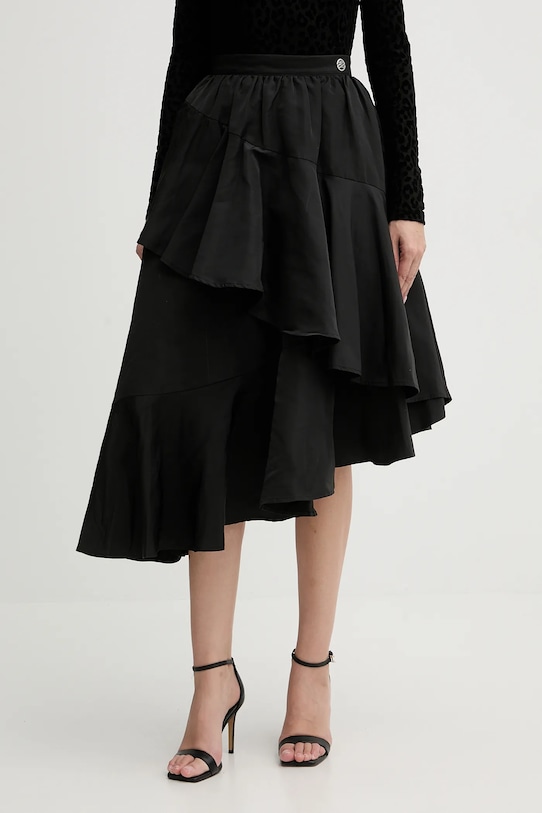 Sukňa Karl Lagerfeld látka čierna A3W12015