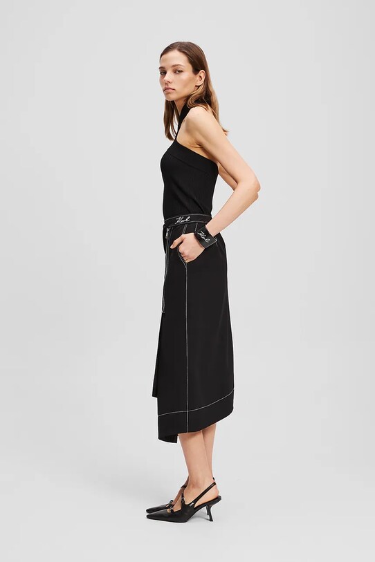 Karl Lagerfeld spódnica czarny A3W12020