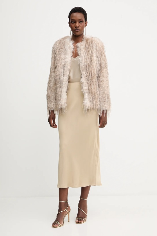 Φούστα BOSS 50541819 μπεζ AW25