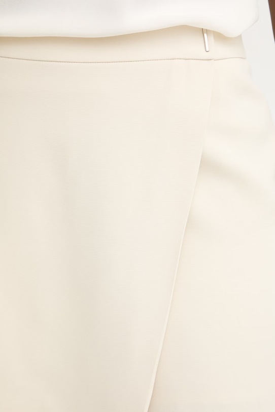 BOSS spódnica z wiskozy Vandera beżowy 50541978