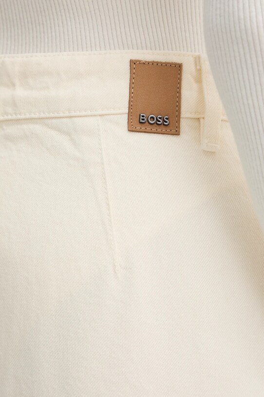 BOSS spódnica jeansowa beżowy 50542546
