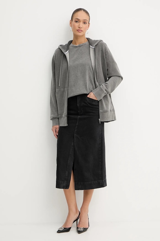 BOSS spódnica jeansowa 50542557 czarny AW25