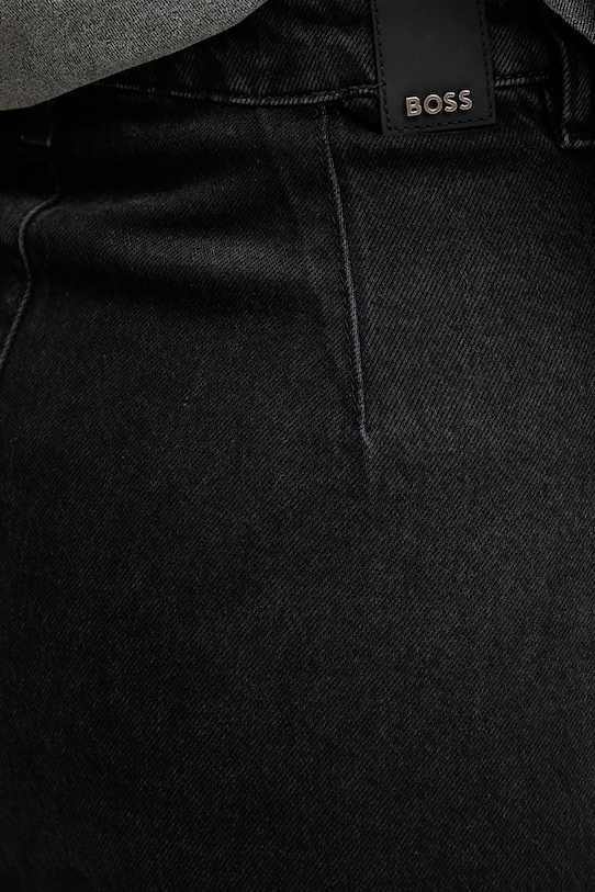 BOSS spódnica jeansowa czarny 50542557