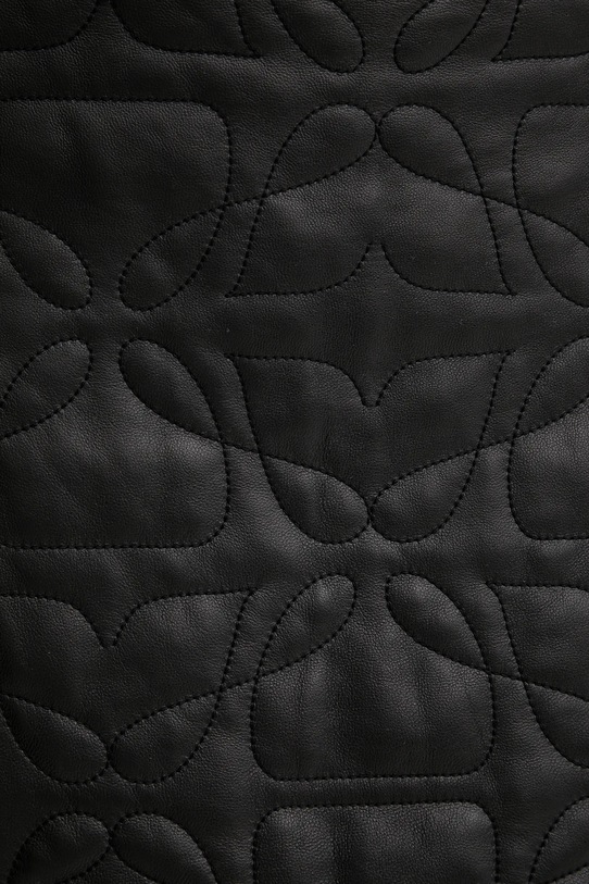 HUGO fustă de piele negru 50542332