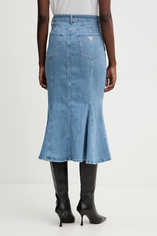Îmbrăcăminte Guess fustă jeans LIA W5YD0E.D4LU0 bleumarin