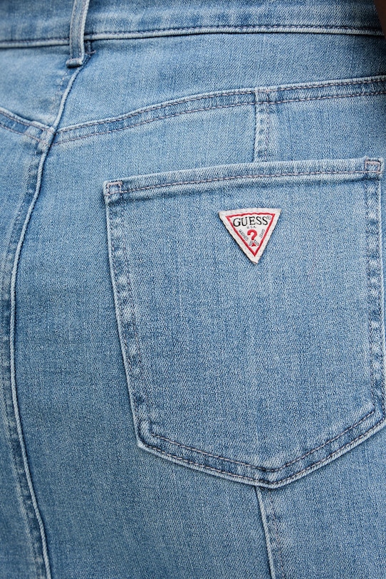 Guess fustă jeans LIA bleumarin W5YD0E.D4LU0