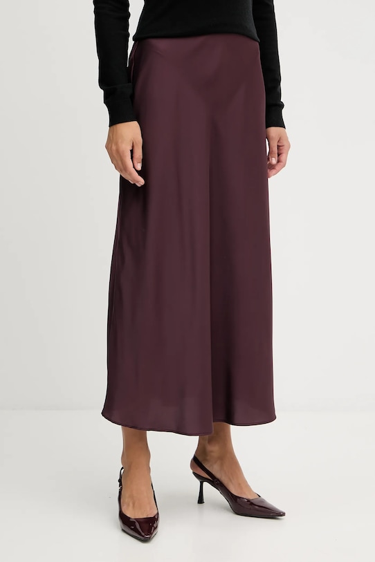 Guess fustă SIBILLA flori burgundia W5YD55.WF1T2