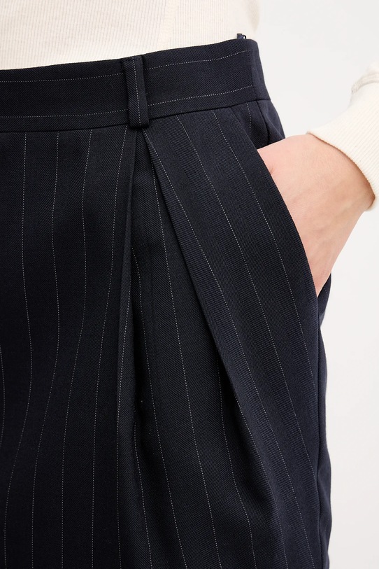 Pinko spódnica z dodatkiem wełny granatowy 105709.A2QY
