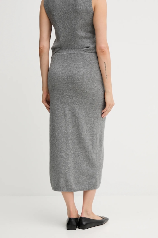 Odzież OUI spódnica z wełną 88299 szary