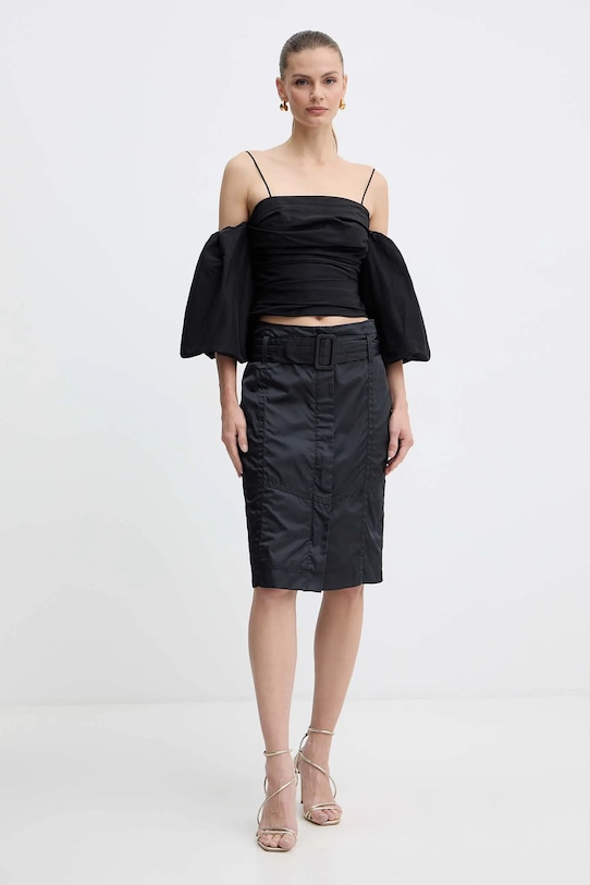 Pinko spódnica 105941.A2Y0 szary AW25