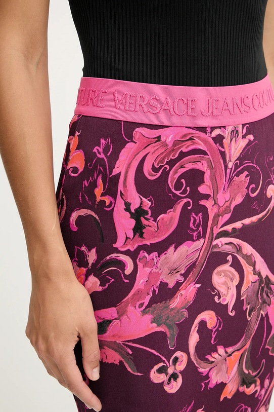 Suknja Versace Jeans Couture ljubičasta 79HAE806.JS500