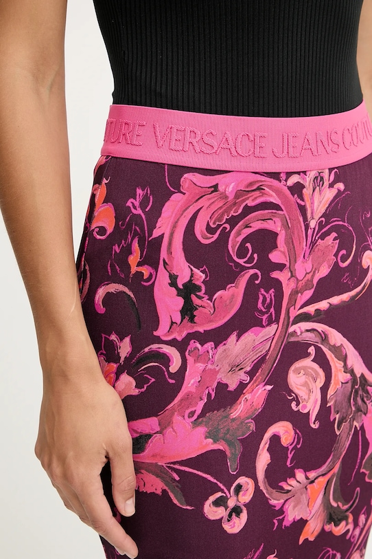 Versace Jeans Couture fustă violet 79HAE806.JS500