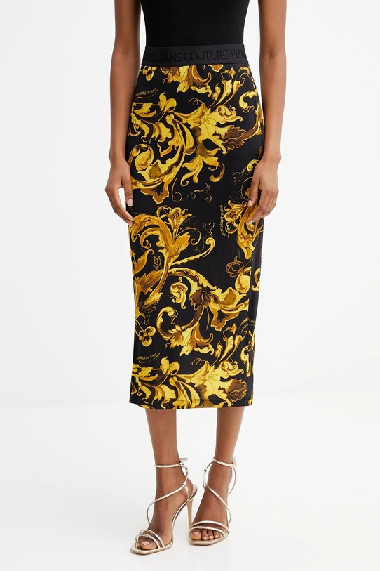 Versace Jeans Couture spódnica wzorzyste czarny 79HAE806.JS500