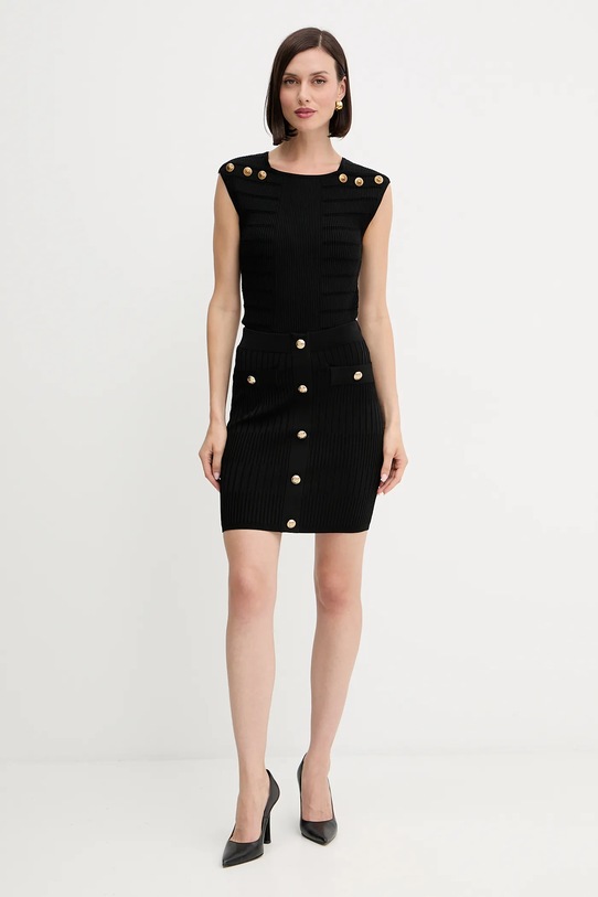 Marciano Guess fustă JANET 5YGD32.5881Z negru AW25