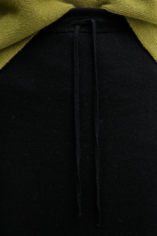 United Colors of Benetton fustă cu lână negru 112HD001V