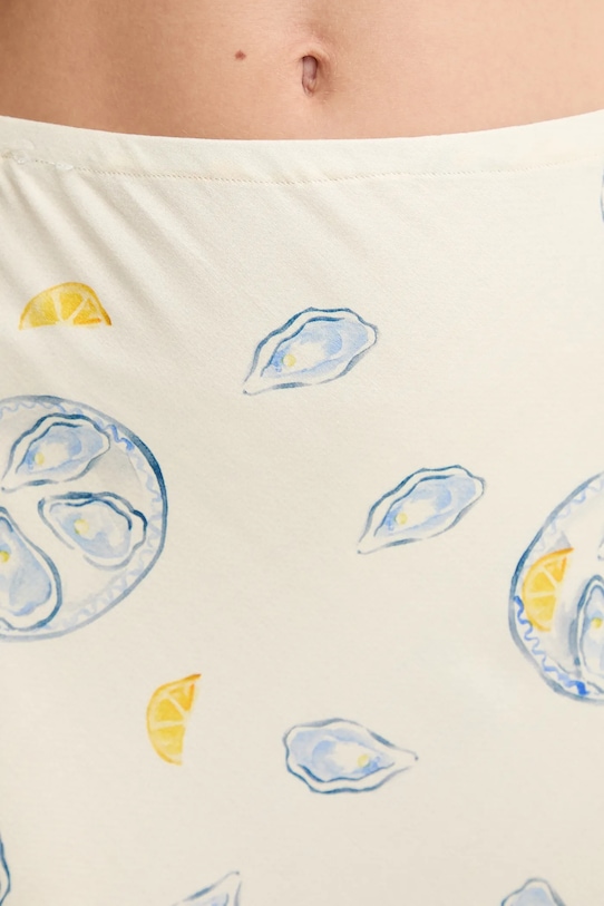 Never Fully Dressed spódnica Dorris beżowy NFDSK697