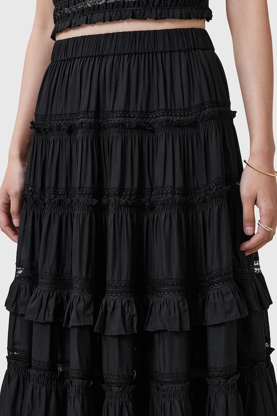 Îmbrăcăminte AllSaints fustă TALIA W041RC negru