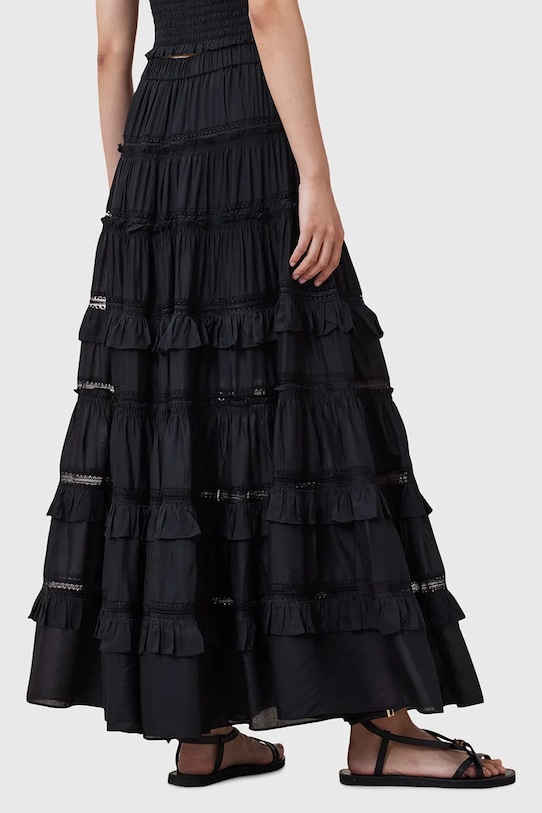 AllSaints fustă TALIA W041RC negru